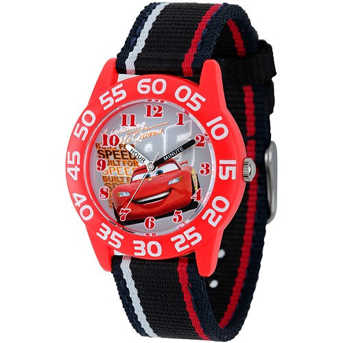 Reloj Negro Cars Para Muchachos W001954
