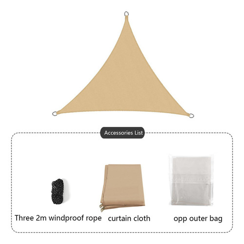 - Toldo Triangular Cubiertas De Sombra Triangulares Vela De
