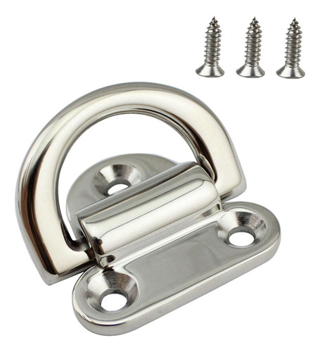 2 Piezas De Anillo De Con Almohadilla Plegable En Forma De D