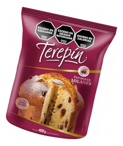 Pan Dulce Milanes Con Frutas Terepin 400 G
