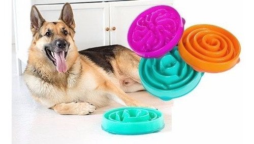 Slo Bowl Plato Para Perros Y Gatos Anti-ahogo, Laberintos