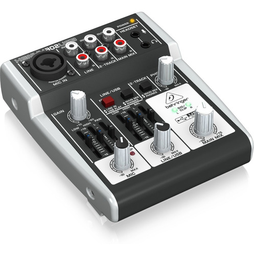 Consola Mixer Interface Behringer Xenyx 302usb Placa Audio