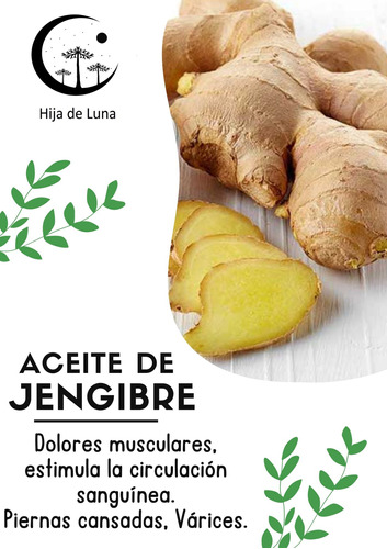 Aceite De Jengibre Puro 50ml