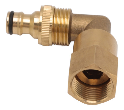 Adaptador De Codo De Manguera De Jardín De Latón De 90 Grado