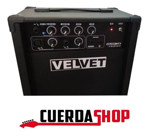 Imagen 3 de 4 de Amplificador Multiuso Velvet Mt3 - 3 Canales 30w C/bluetooth