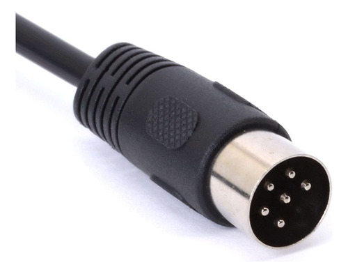 Cable Midi Din 6 Pines Macho A Macho 3 Metros Pentru Instrum