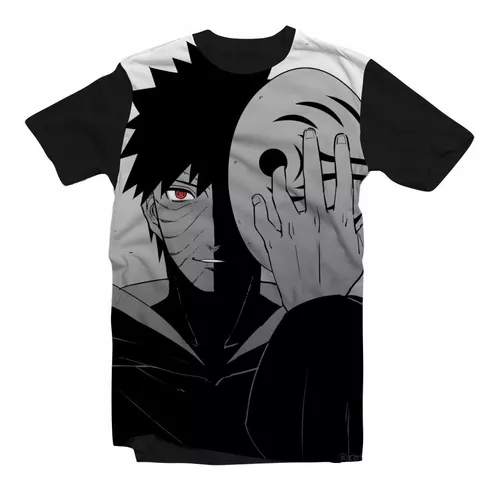 Camiseta Obito Uchiha Narut Anime Mangá Desenho 1021 em Promoção na  Americanas