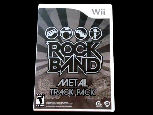 ¡¡¡ Rock Band Metal Track Pack Para Nintendo Wii !!!