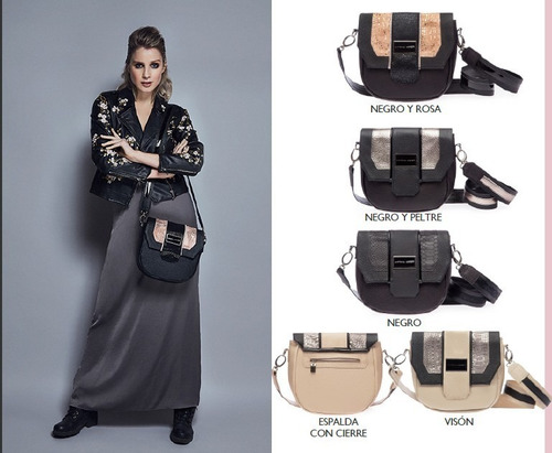 Cartera Morral Cuero Vacuno Alma Antonia Agosti Mujer