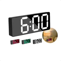 Comprar Relógio Digital Cores Led, Temperatura, Alarme, Data