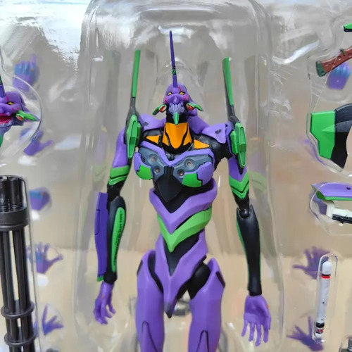 Figuras De Acción Eva Evangelion Test Type Eva-01 De Mafex