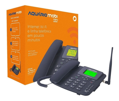 Telefone Celular Rural 4g Internet Wifi Aquário- Ca 42se- 4g
