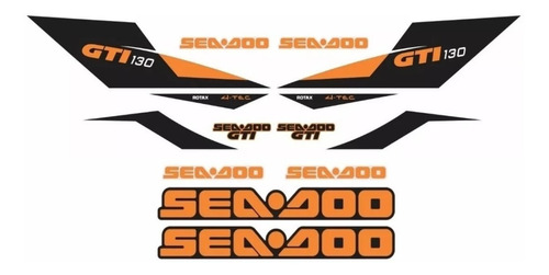 Kit Adesivo Jet Ski Sea Doo Gti 130 2010 Sd10