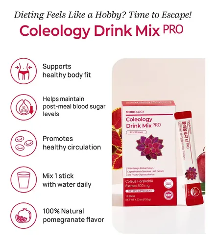 Mistura De Bebidas Foodology Coleology Pro Pomegranate 15 Di