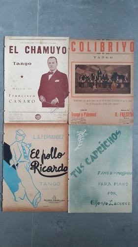 Imagen 2 de 4 de Tango Partituras. Lote De 16. 51925.