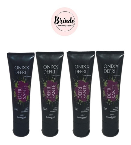 4x Onixx Defri - Creme De Pentear Defrizante - Onixx Brasil