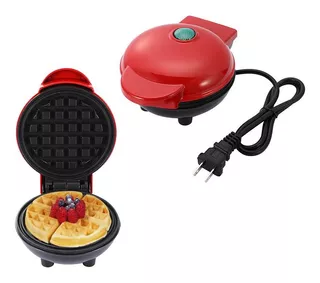 Maquina Wafflera Mini Waffle Manual Paninis Wafle Tostadora