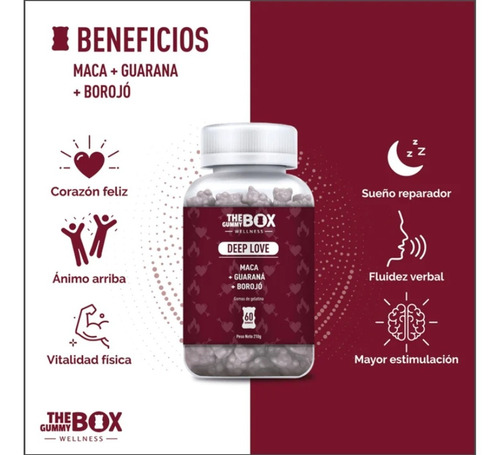 Imagen 5 de 7 de The Gummy Box Vitamina Vinagre De Sidra De Manzana Y Deep Love