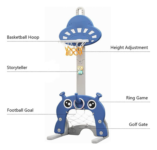 Aro De Baloncesto Para Niños Ajustable Grow With Me