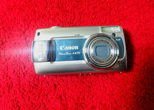 Camara Canon Powershok A470 Como Nueva Azul Claro (Usado)