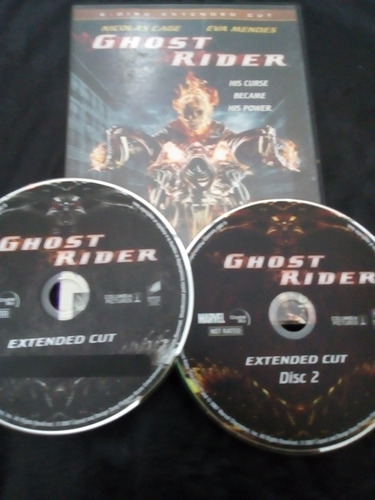 Marvel Ghost Rider Dvd Edición Especial 2 Discos Importada!