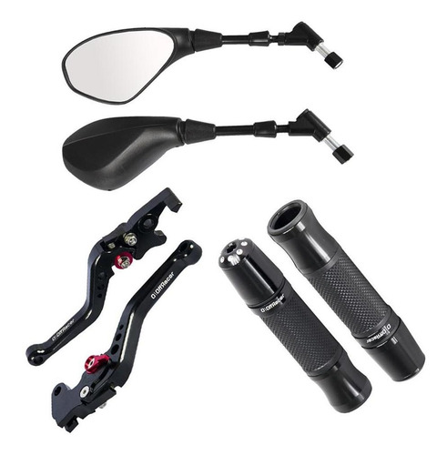 Kit Luva Manete Retrovisor Modelo F800 Cg Titan Fan Start