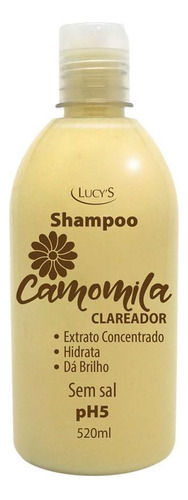 Shampoo Camomila Clareador Hidrata E Dá Brilho 520ml