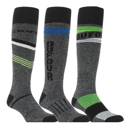 Imagen 1 de 7 de Pack X 3 Pares Medias Termicas Ski De Hombre Dufour Art 2504