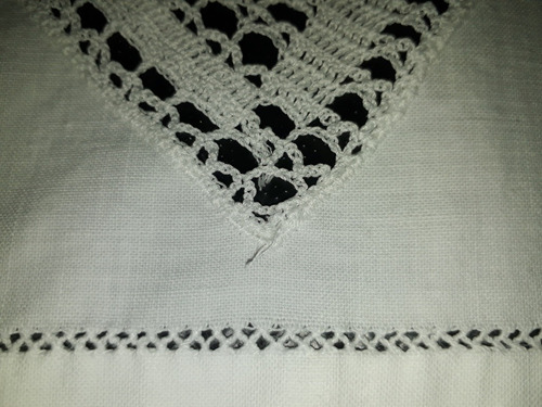 Imagen 5 de 6 de Antiguas Fundas Almohada Bordadas Vainillas Crochet Nuevas!