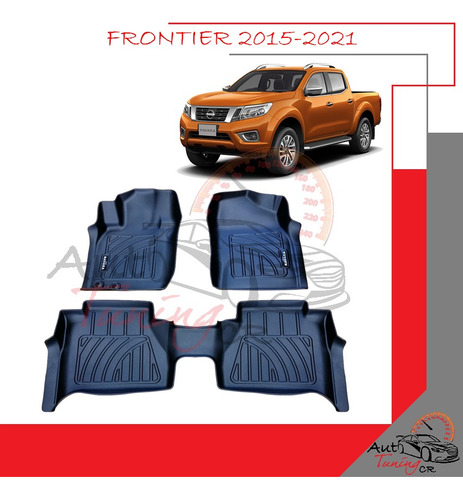 Alfombras Tipo Bandeja Nissan Frontier Np300 2015-2021