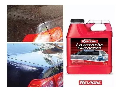 Shampoo Ph Neutro Lava Auto Coche Siliconado 1litro Revigal