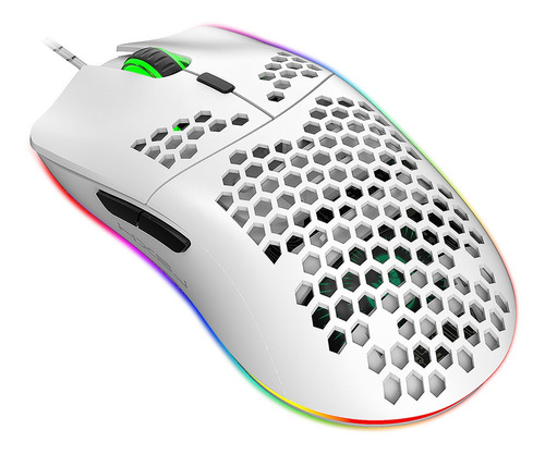 Mouse Gamer Hxsj J900 Con Cable Usb, 6 Botones Y Luces Rgb