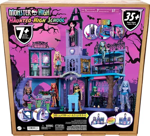 Casa De Muñecas Monster High, Escuela Embrujada, 7 Áreas