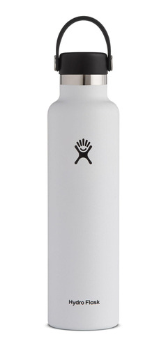 Botella 24 Oz. Standard Mouth Blanco Hydro Flask