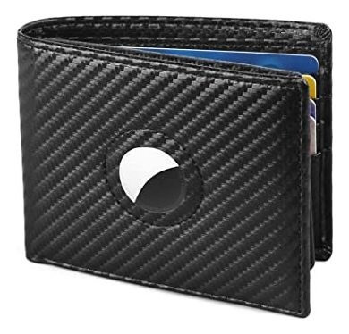 Huztencor - Cartera Plegable Para Hombre Airtag Rfid Con 2