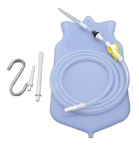 Kit De Bolsa De Silicona Enema. No Toxico Libre De Bpa Y Fta