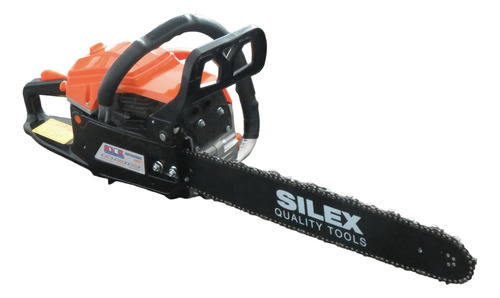 Motosierra Naftera A Explosión Silex Espada 50 Cm 52cc 3.5hp Color Naranja/negro