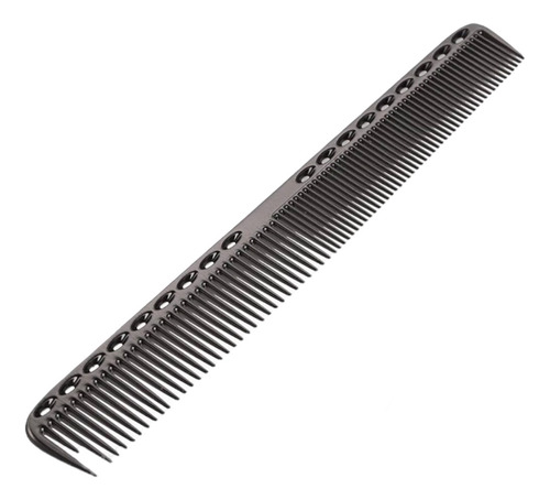 Peine De Aluminio Espacial Peluquería Barbería Profesional Gris Oscuro Espacial Aluminio