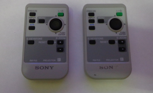 Controle Remoto Sony Projetor Rm-pj2 - Usado - Funcionando (Usado)