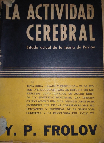 La Actividad Cerebral - Y. P. Frolov - Psique