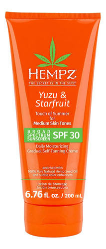 Bronceador  Hempz Daily Spf Yuzu & Starfruit Touch Of Summer