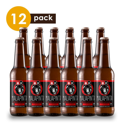 Cerveza Artesanal Malapinta Tirana Cervexxa Beerpack 12