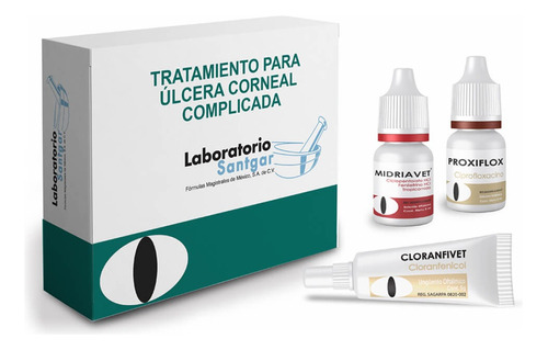 Tratamiento Ulcera Perros Corneal Complicada Santgar