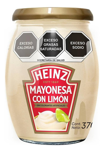 2 Pza Mayonesa Heinz Limón 370 G