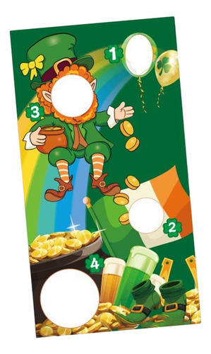 Toss Game Banner Themed Banner Photo Prop Juego Ropa Verde