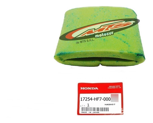 Filtro Aire Xr 100 Xr 80 Crf 100 Original Honda Moto Sur