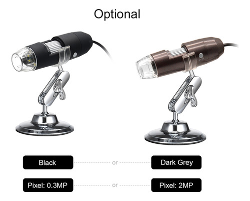 Lupa De Microscopio Con Zoom Digital Usb Con Función Otg