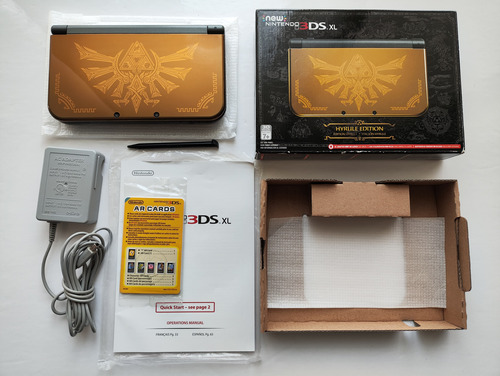 Nintendo New 3ds Xl Edicion Zelda Hyrule Genuina + Cargador