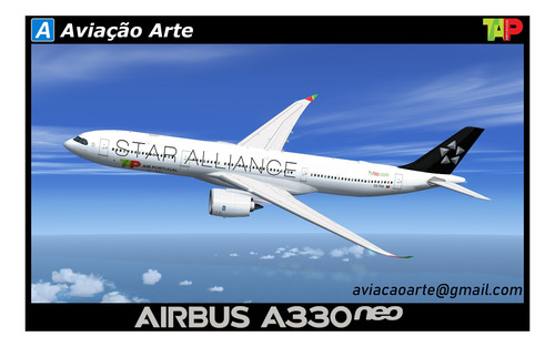 Aeronave Para Simulador - Frota Airbus A330-900neo Tap
