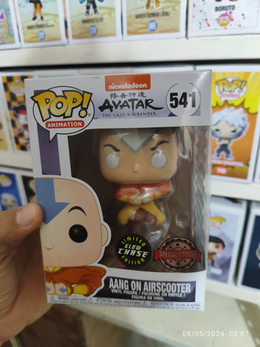 Funko Pop! Aang On Airscooter Glow Chase #541 - Avatar